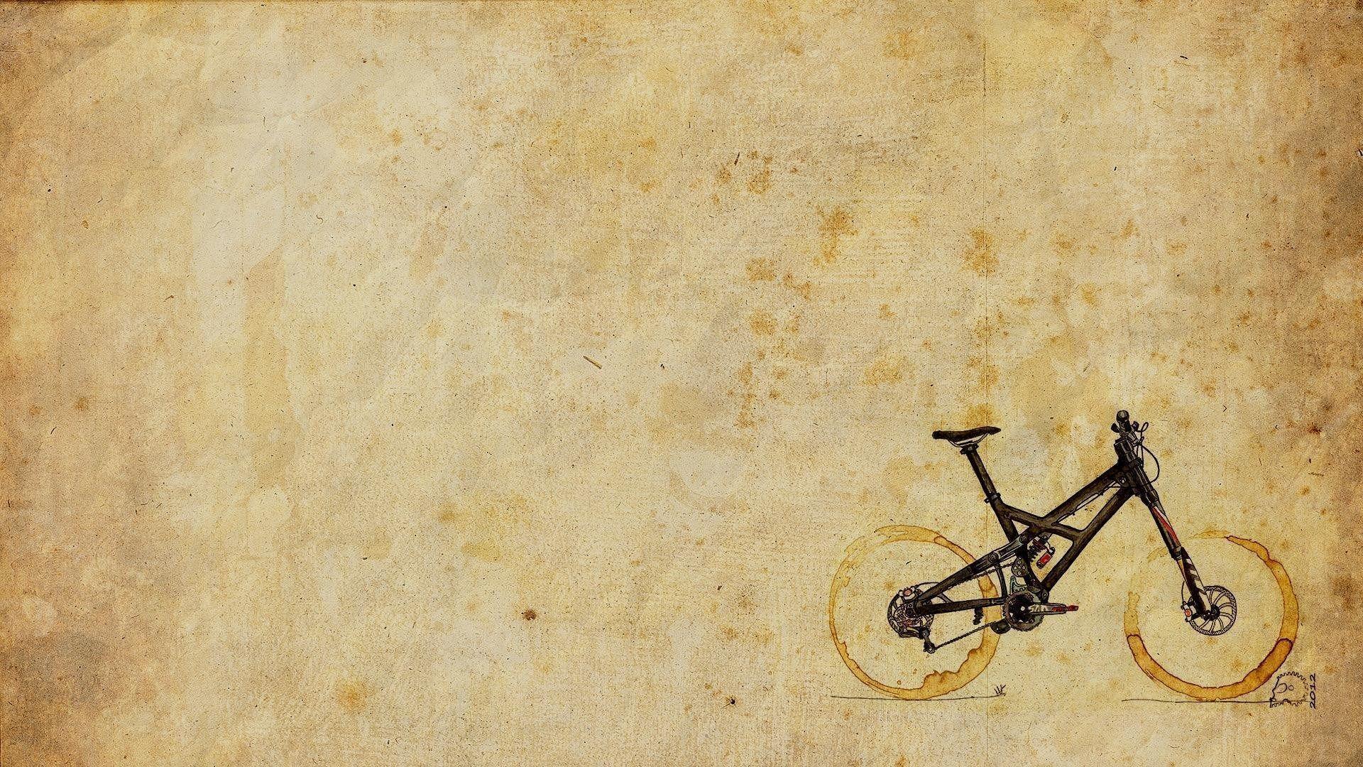 Mountain Bike Art HD Wallpaper