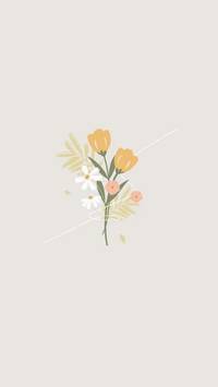 minimalist cute spring wallpaper