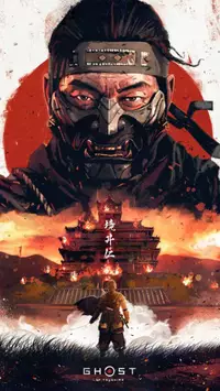 Ghost of Tsushima 4k mobile wallpaper