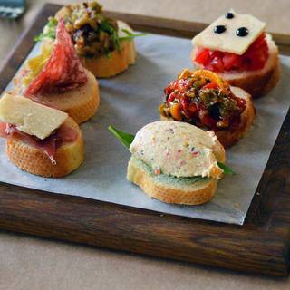 Assorted canapes