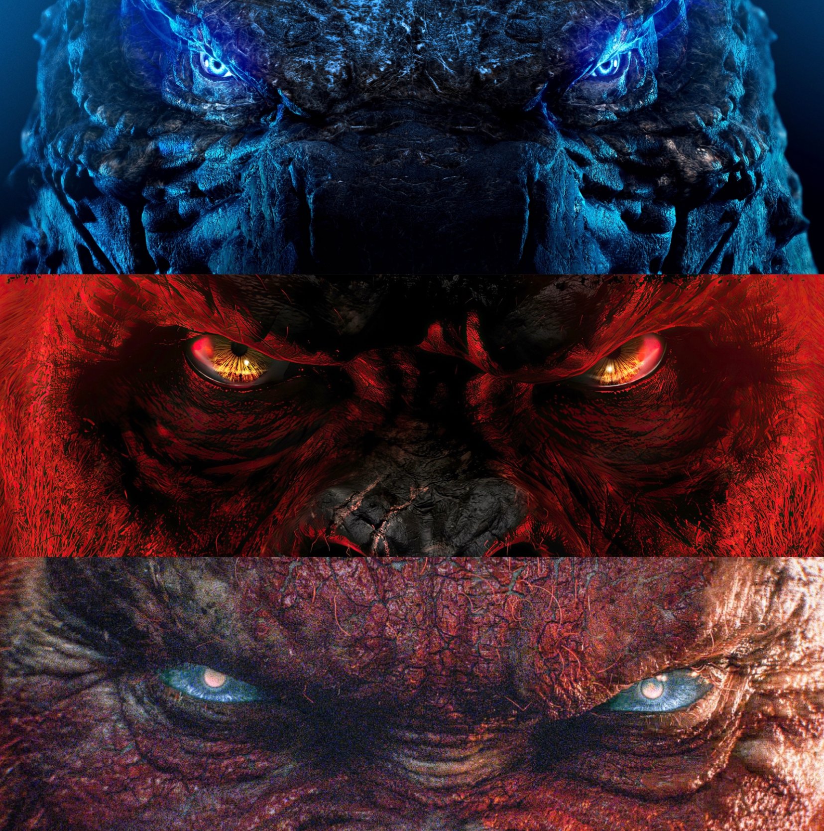 Godzilla X Kong The New empire: Stare down. Godzilla vs. Kong