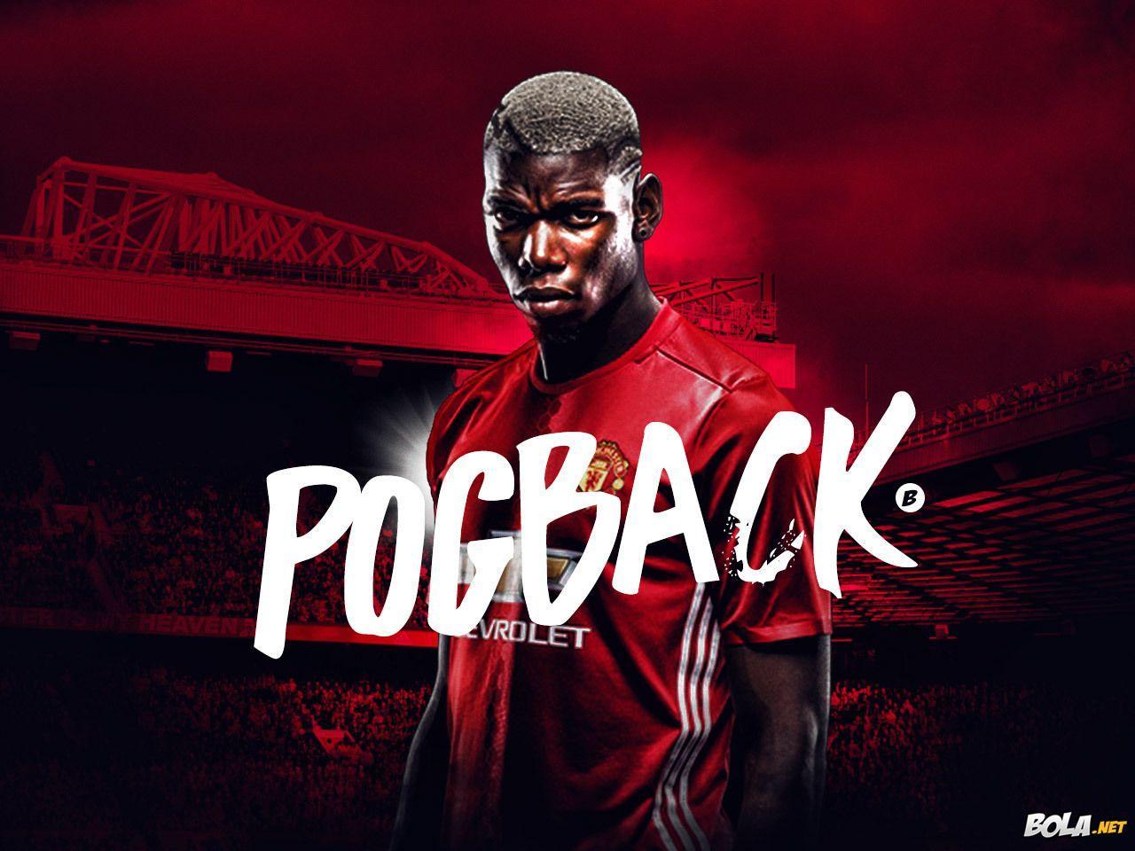 Wallpaper Paul Pogba Bersama Manchester United Terbaru