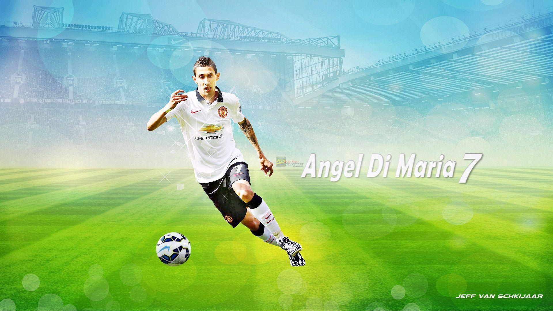 Angel Di Maria wallpaper HD background download desktop • iPhones