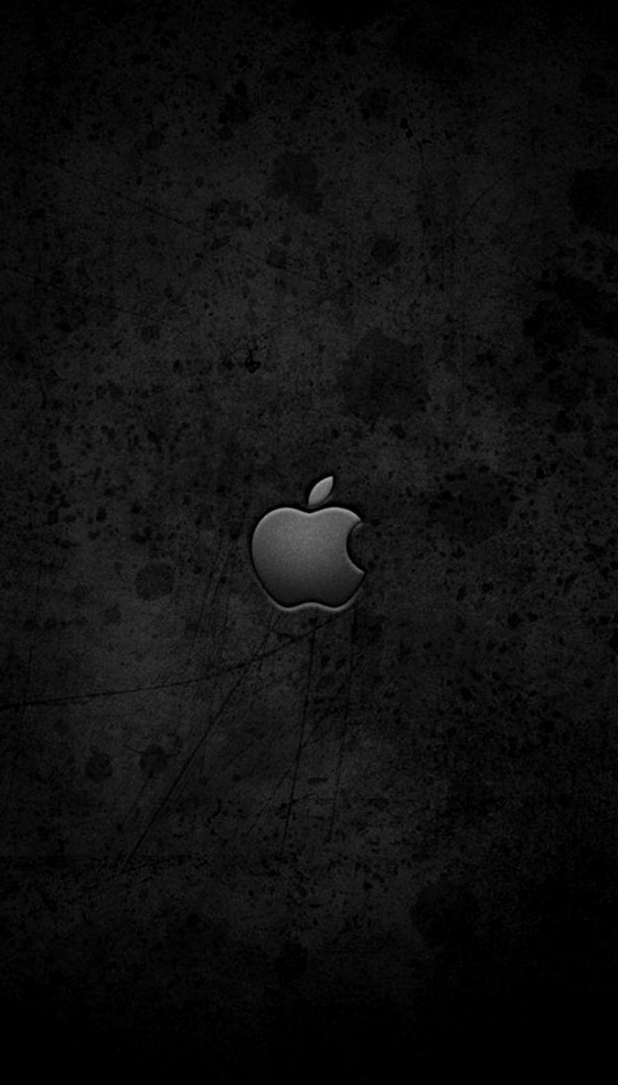 Black Apple Logo Wallpaper For iPhone 6 photo of iPhone Wallpaper