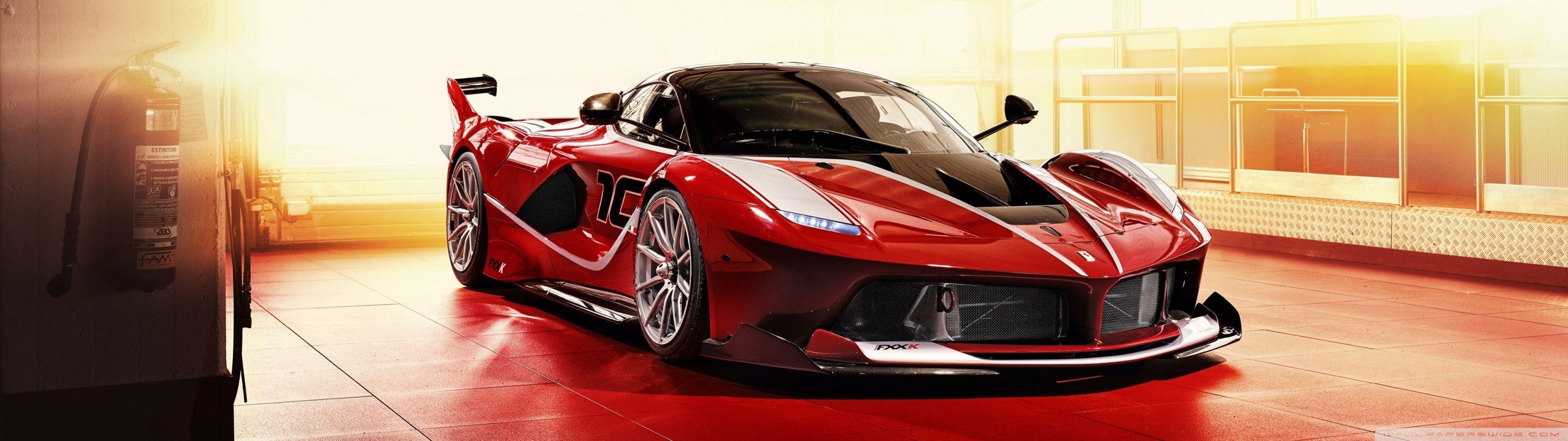 Red Ferrari FXX K Supercar ❤ 4K HD Desktop Wallpaper for • Wide