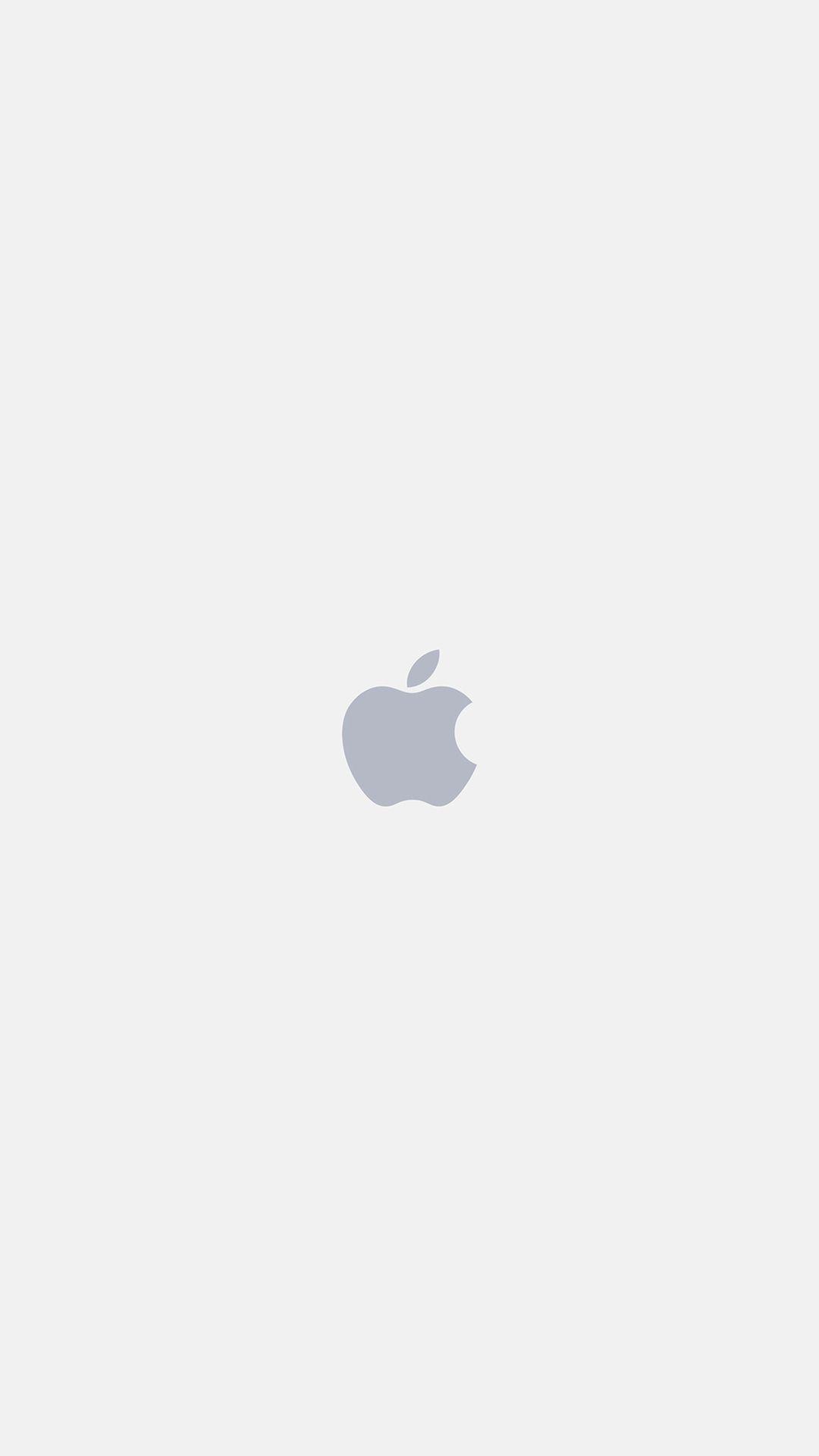 Apple Logo White Art Illustration #iPhone #wallpaper. iPhone 6 8