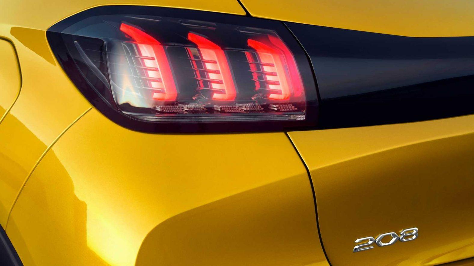 Best 2020 Peugeot 208 Tail Light High Resolution Wallpaper